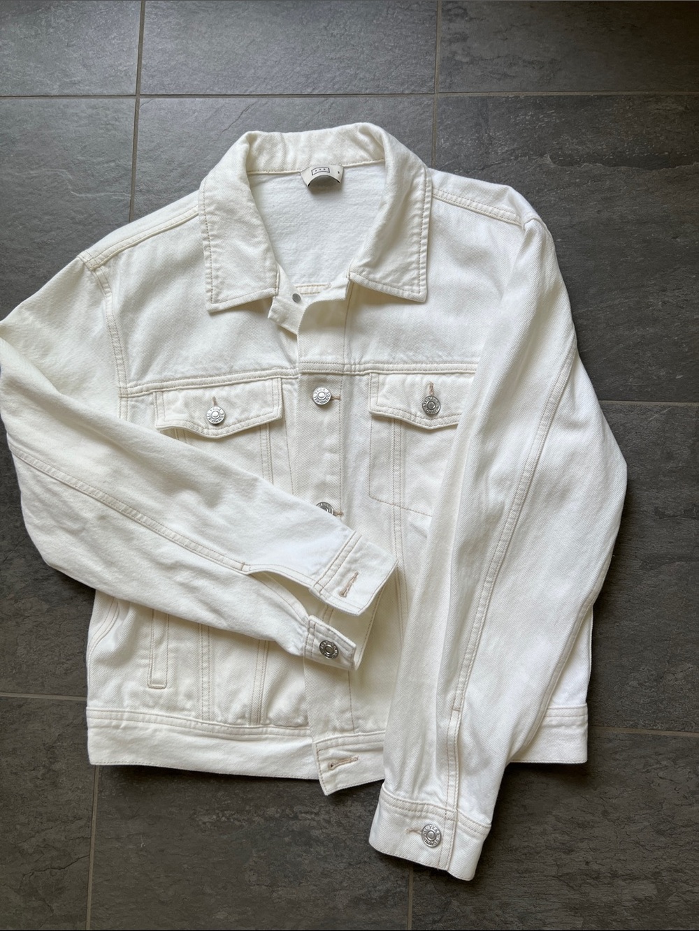 Fabulous AYR White Denim Jacket - Picture 1 of 5